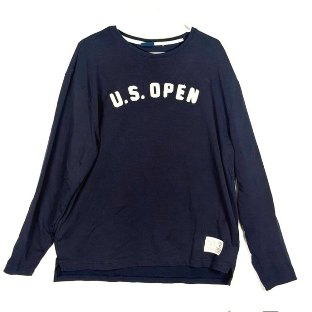 US Open 2024 Pinehurst No. 2 Mens Long Sleeve Shirt Navy Blue XL 124th Golf